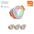 Smartes MiBoxer LED Einbaustrahler Set 3W 12V IP66 - Lichtfarbe: RGB+2700K - Anzahl: 4x