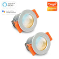 Smartes MiBoxer LED Einbaustrahler Set 3W 12V IP66 - Lichtfarbe: CCT Dual Weiß - Anzahl: 2x