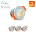 Smartes MiBoxer LED Einbaustrahler Set 3W 12V IP66 - Lichtfarbe: CCT Dual Weiß - Anzahl: 4x