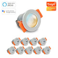 Smartes MiBoxer LED Einbaustrahler Set 3W 12V IP66 - Lichtfarbe: CCT Dual Weiß - Anzahl: 10x