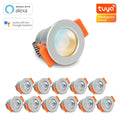 Smartes MiBoxer LED Einbaustrahler Set 3W 12V IP66 - Lichtfarbe: CCT Dual Weiß - Anzahl: 12x