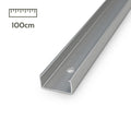 Aluminium Profil für Sauna LED Streifen - Länge: 1 Meter