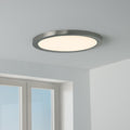 CCT LED Ein-Aufbaustrahler rund 3000/4000/6000K - Ausführung: 24W Ø290mm - Farbe: silber