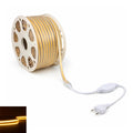 COB 230V LED Streifen 10W/m 360LED/m 10mm - Lichtfarbe: Warmweiß 2700K - Länge: 50M