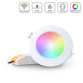 MiBoxer RGB+CCT LED Einbaustrahler rund 6W Ø118mm 2.4GHz WiFi ready FUT068 - Farbe: weiß