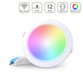 MiBoxer RGB+CCT LED Einbaustrahler rund 12W Ø180mm 2.4GHz WiFi ready FUT066 - Farbe: weiß