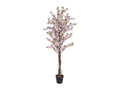 EUROPALMS Kirschbaum mit 3 Stämmen, Kunstpflanze, rose, 150 cm
