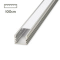 Alu U-Profil eloxiert 17x12mm opal 100cm