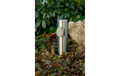 Außensteckdose 2-Fach, IP44, Edelstahl V2A, Ø118x300mm, 3680W/ 16A