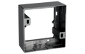 Aufputz-Rahmen Premium 80x80x35mm, mit Montagebohrung, anthrazit