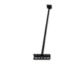 Ausleger Wand-Halterung schwarz 80cm für 10-50W