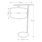 Tischleuchte Balance (weiß) 1x - Elstead Lighting