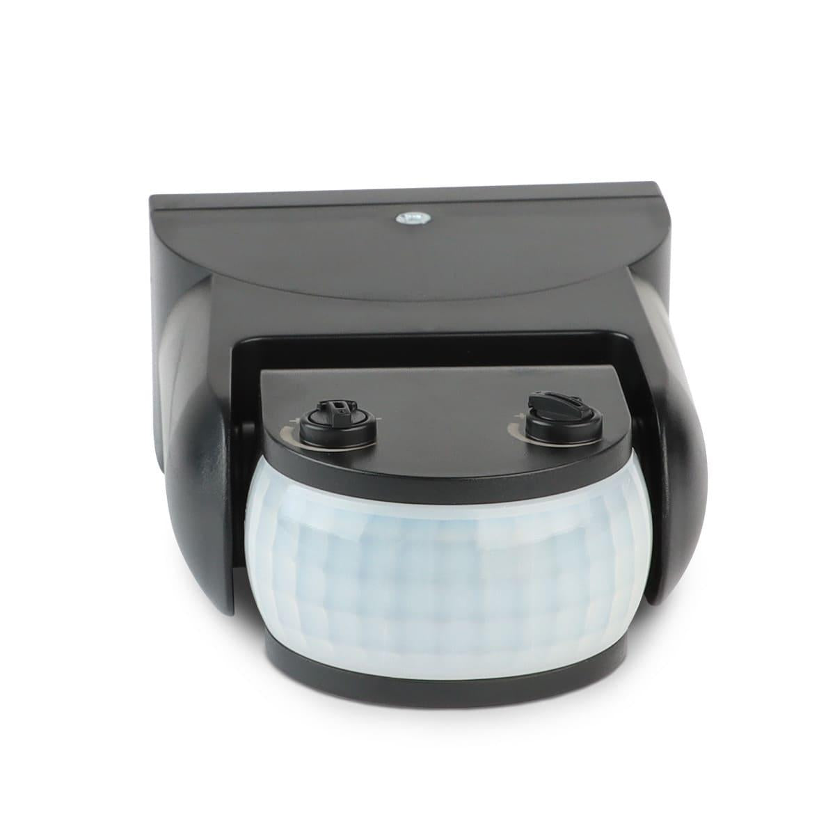 Bewegungsmelder PIR 180° - IP65 Reichweite bis 12m schwarz