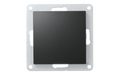 Blindabdeckung / Blende Premium matt schwarz