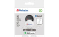 Bluetooth Tracker Verbatim My Finder MYFC-02BW für Apple Wo ist?, 2er-Pack