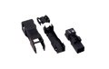 Buchse mit Zugentlastungsgehäuse WAGO, 2-polig, 1,5mm², schwarz
