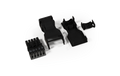 Buchse mit Zugentlastungsgehäuse WAGO, 5-polig, 1,5mm², schwarz
