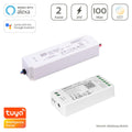 CCT Dimmer-Set 100W | MiBoxer CCT WIFI LED Controller 2 Kanal 12/24V + GLP GPV-100-24 LED Netzteil 100W 24V 4.2A IP67