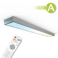 CCT LED Panel 120x15cm Aufbauset 36W 3000K-6000K inkl. Fernbedienung und Aufbaurahmen