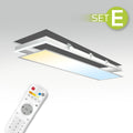 CCT LED Panel 120x30cm Einbauset 36W 3000K-6000K inkl. Fernbedienung und Einbaurahmen