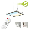 CCT LED Panel 30x30cm Spezialmontageset 18W 3000K-6000K inkl. Fernbedienung, Seilabhängung und Halter