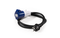 CEE-Kupplung auf Schutzkontakt-Stecker, 1,5m H07RNG 3G2,5, 230V, IP44
