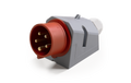 CEE-Stecker, Wandmontage, IP44, 415V, 16A, 5-polig, IP44