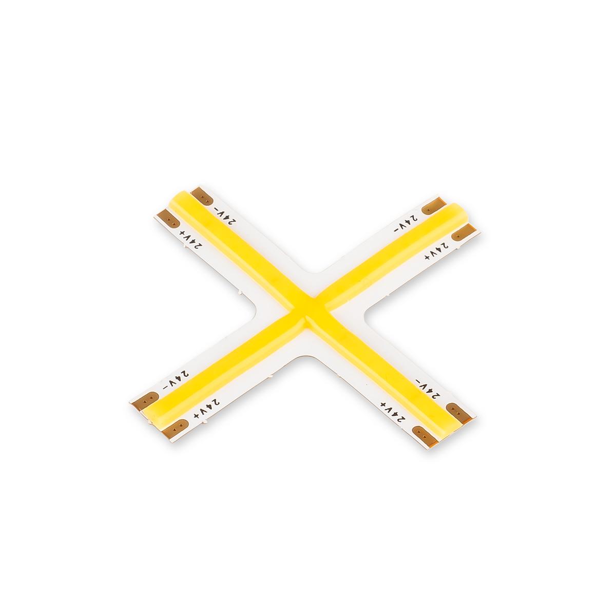 COB Neutralweiß LED Streifen Kreuz-Verbinder 24V CRI90 480LED/m 4000K