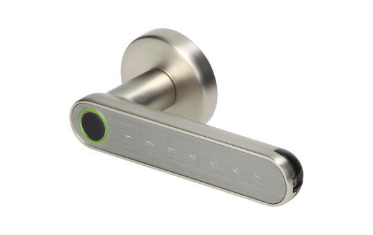 Code-Türdrücker, Touch-Tastatur. PIN-Code, mit Fingerabdruckleser und Bluetooth