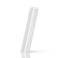 Cover für 15cm Hausnummer / Querstrich Edelstahl Arial selbstklebend