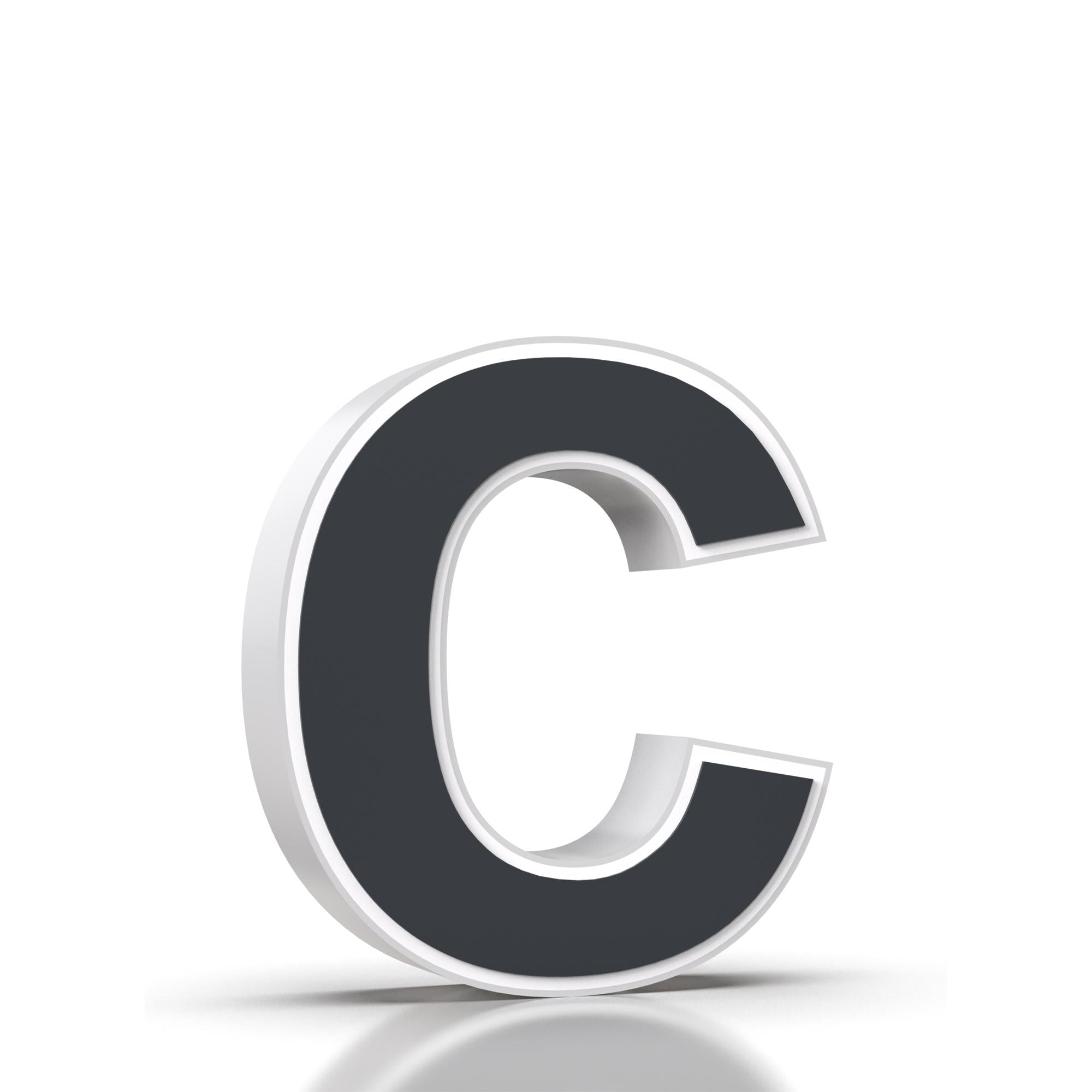 Cover für 15cm Hausnummer c Edelstahl anthrazit RAL7016 Arial selbstklebend