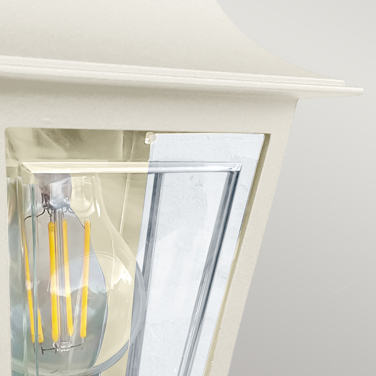 Außen-Wandleuchte Deco Lane (Creme) 1x - Elstead Lighting