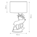 Tischleuchte Angus (goldfarben) 1x - Elstead Lighting