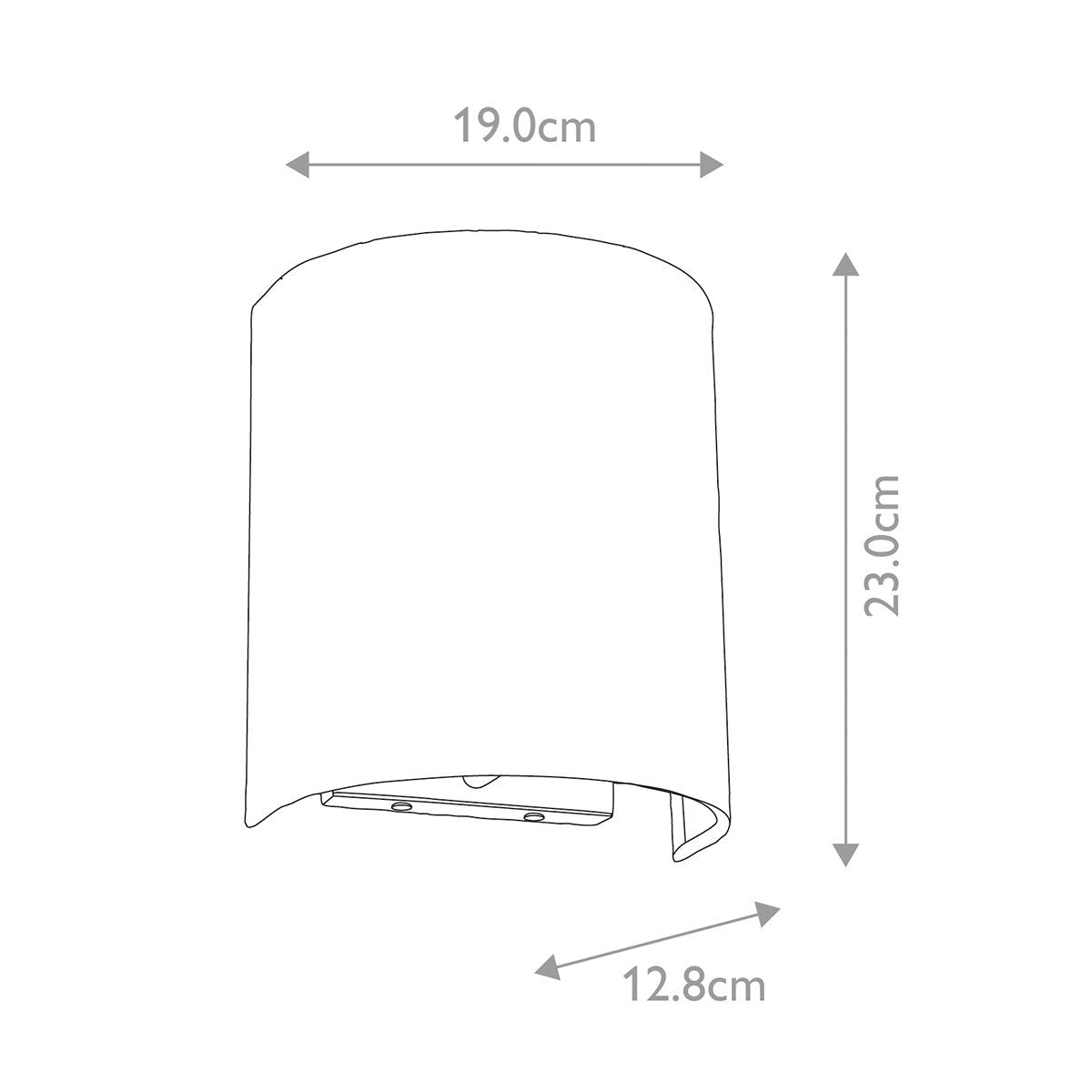 Wandleuchte Cooper (bronzefarben) 1x - Elstead Lighting