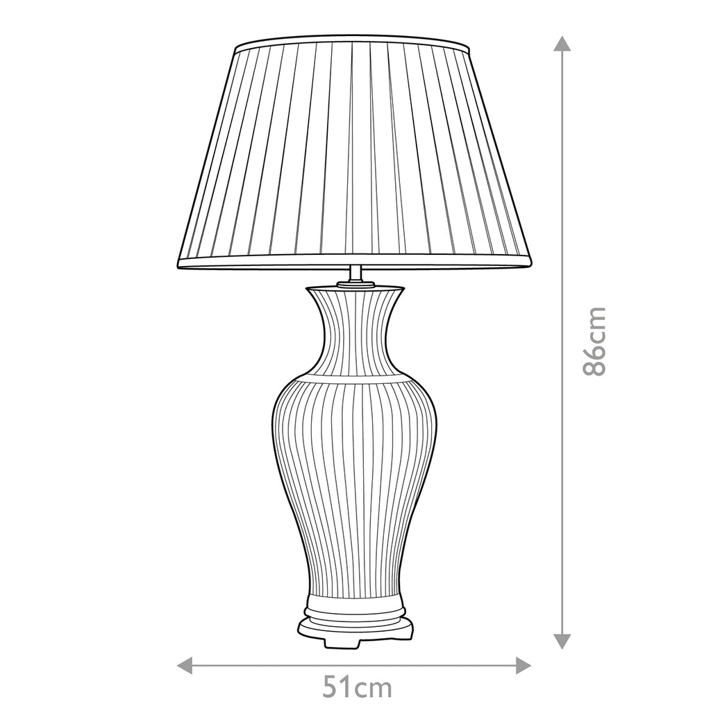 Tischleuchte Dalian (goldfarben) 1x - Elstead Lighting