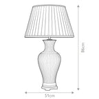 Tischleuchte Dalian (goldfarben) 1x - Elstead Lighting