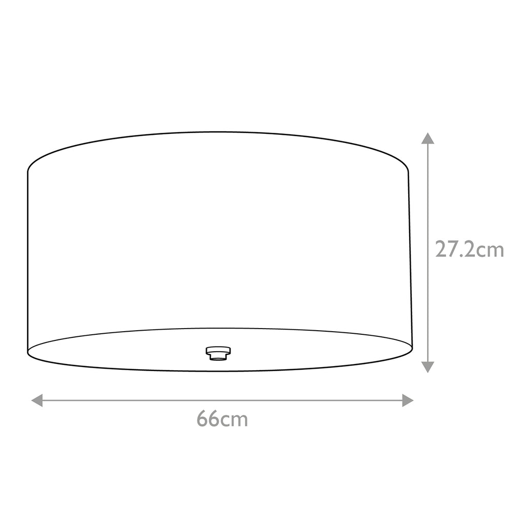 Deckenleuchte Fletcher Flush (messingfarben) 3x - Elstead Lighting