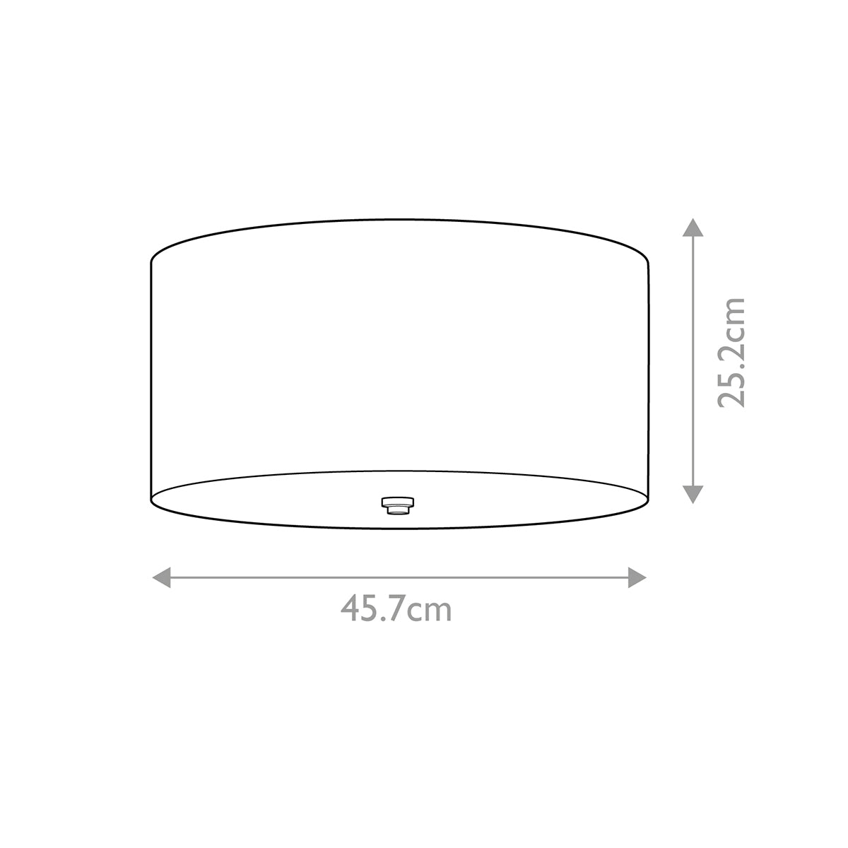 Deckenleuchte Fletcher Flush (messingfarben) 3x - Elstead Lighting