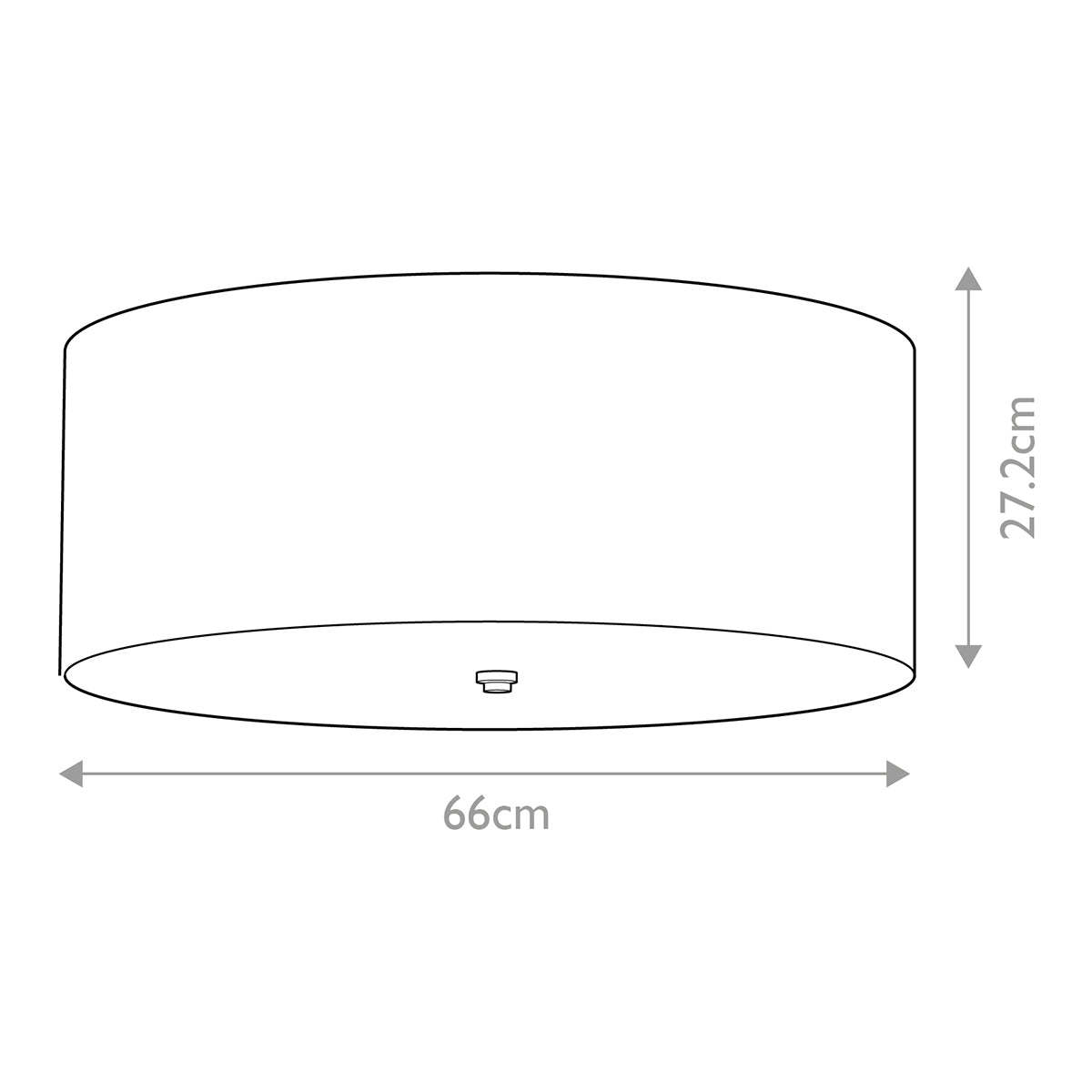 Deckenleuchte Fletcher Flush (verchromt) 5x - Elstead Lighting