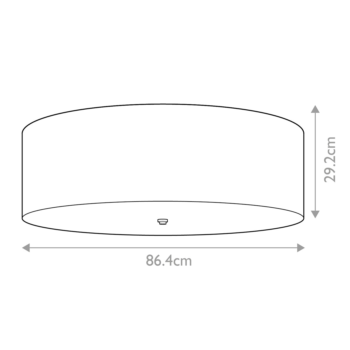 Deckenleuchte Fletcher Flush (messingfarben) 7x - Elstead Lighting