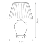 Tischleuchte Linyi (Oxblood) 1x - Elstead Lighting
