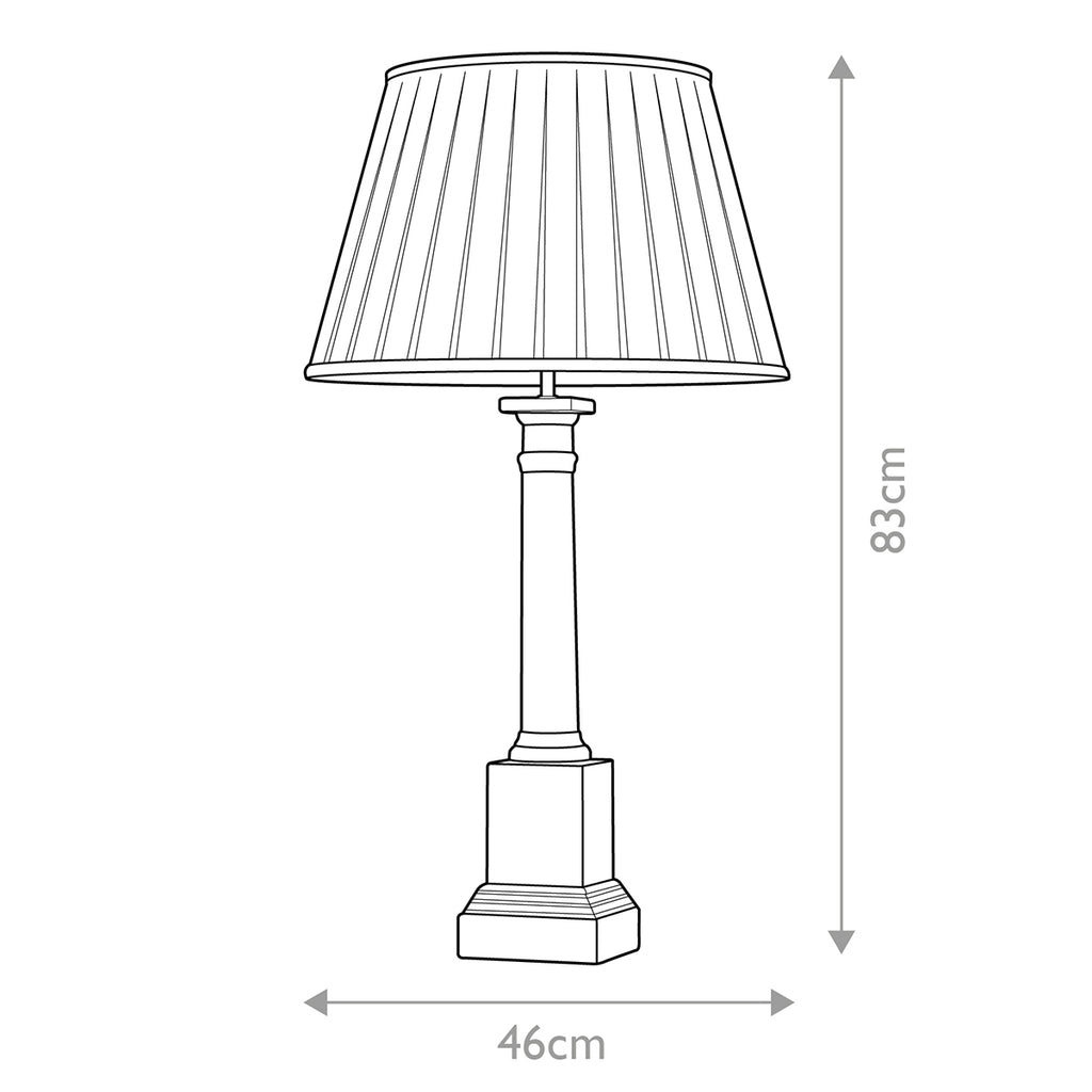 Tischleuchte Louviers (Oxblood) 1x - Elstead Lighting