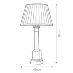 Tischleuchte Louviers (Oxblood) 1x - Elstead Lighting