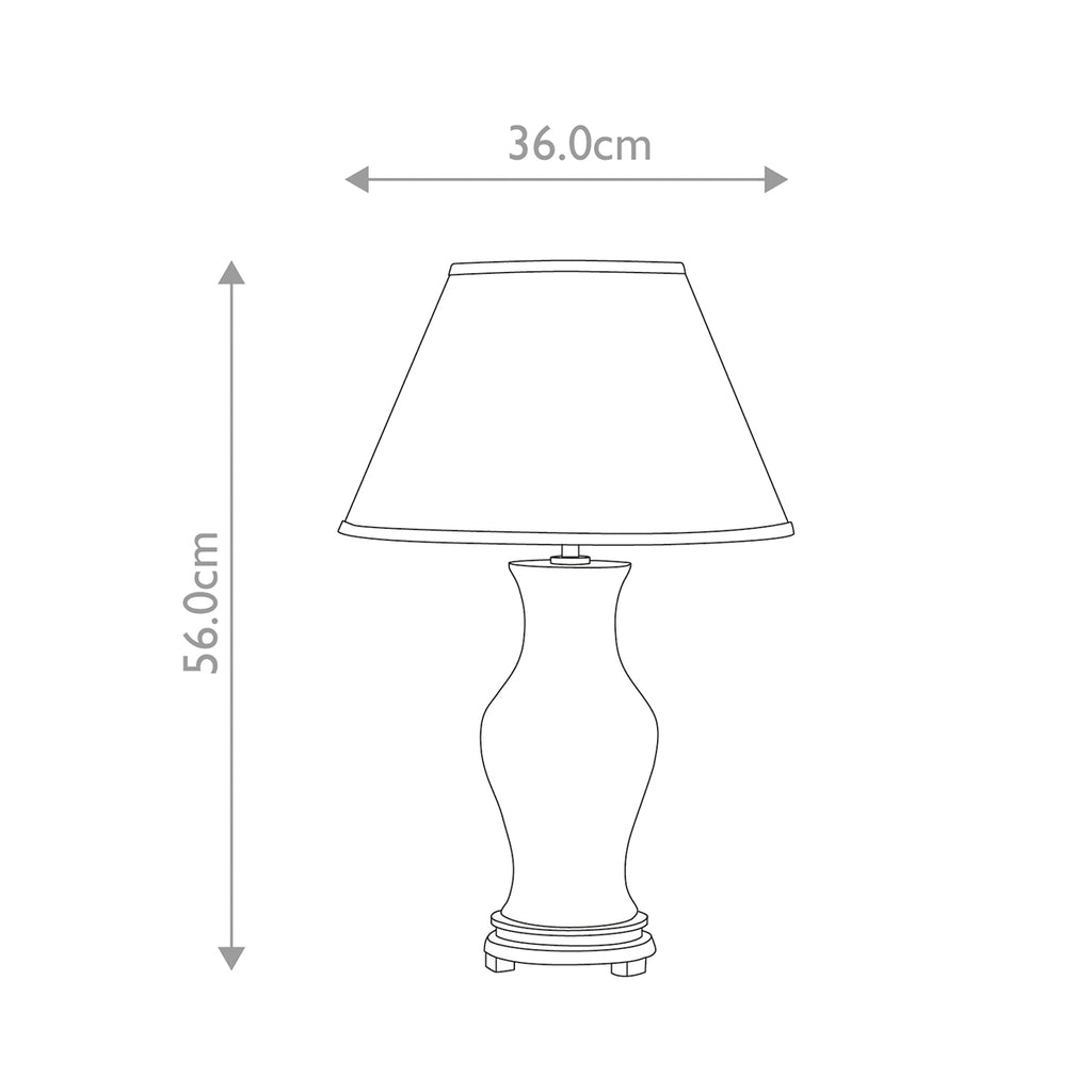 Tischleuchte Oxblood (schwarz) 1x - Elstead Lighting