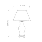 Tischleuchte Oxblood (schwarz) 1x - Elstead Lighting