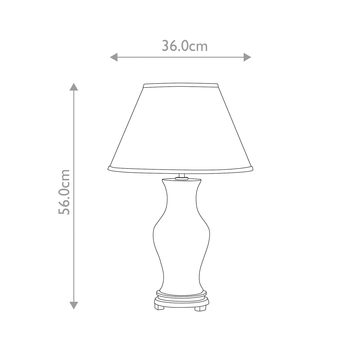Tischleuchte Oxblood (schwarz) 1x - Elstead Lighting
