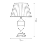 Tischleuchte Narbonne (schwarz) 1x - Elstead Lighting