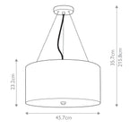 Pendelleuchte Pearce (messingfarben) 3x - Elstead Lighting