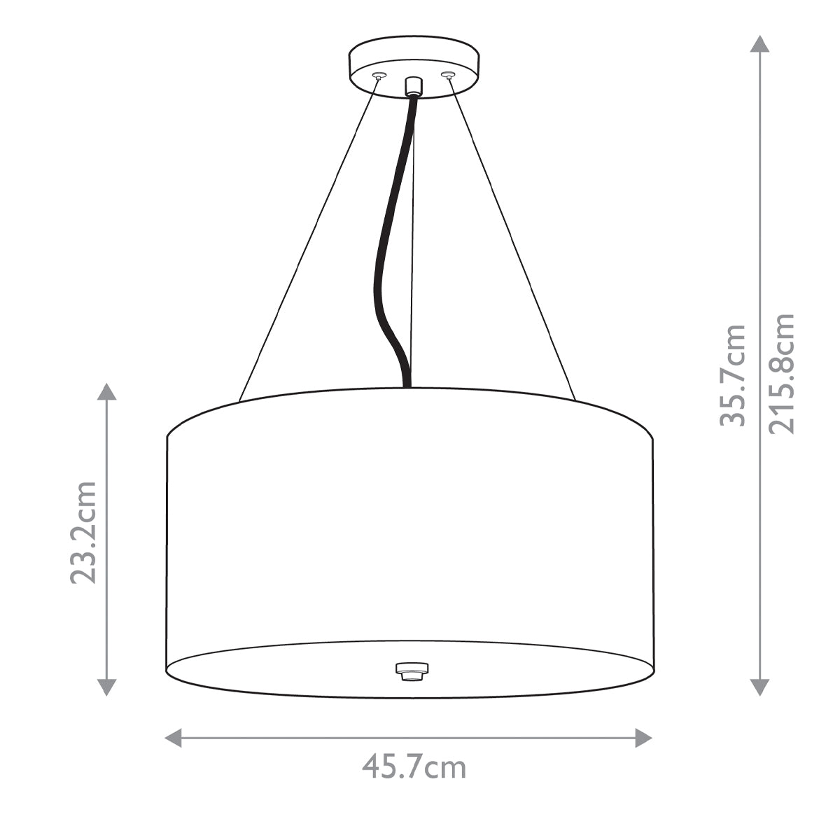 Pendelleuchte Pearce (messingfarben) 3x - Elstead Lighting