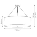 Pendelleuchte Pearce (messingfarben) 7x - Elstead Lighting